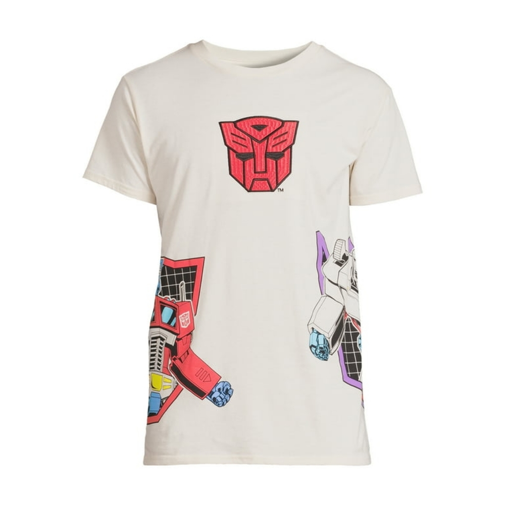 Men's White Transformers T-shirt